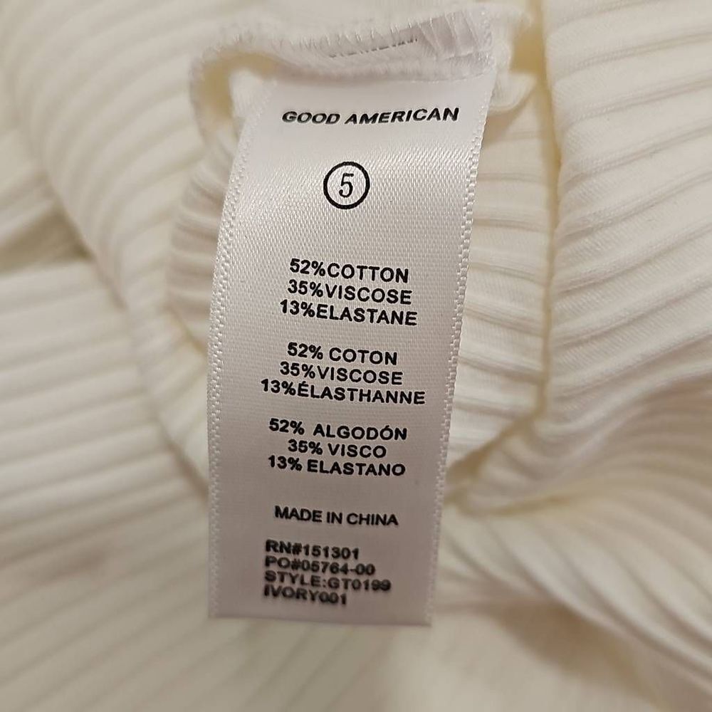 *sold*Good American Chunky Ribbed Tank Sz 5 /2XL - Picture 10 of 10